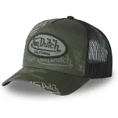 Von Dutch Pet 'Gorra verde logos cafe01 trucker cap' donkergroen