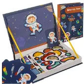 Kruzzel Magnetische Puzzel - Ruimte - 50 Magneten & 6 Kaarten