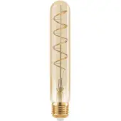 LumenXL E27 dimbare buislamp amber met spiraal 18,5 cm, 4W, 1600K