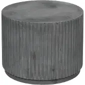 Broste Copenhagen Rillo podium Ø56XH42CM - grijs