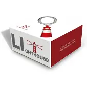 Metalmorphose sleutelhanger vuurtoren - Rood / 4.5 x 1.00 cm / Metaal