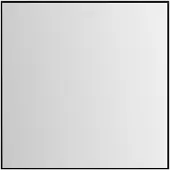 Boss & Wessing Spiegel bws bella met frame 100 cm mat zwart