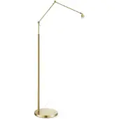 Home Sweet Home Klassieke vloerlamp voet Shift voor lampenkap - Messing - 80/35/160 - gemaakt van Metaal - geschikt voor E27 LED lichtbron - voor lampenkap met doorsnede max.50cm