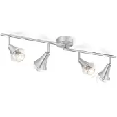 Home Sweet Home LED opbouwspot Vaya 4L 67,5 cm - mat staal
