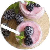 Label2X Muurcirkel smoothies