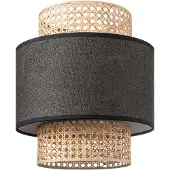Home Sweet Home lampenkap Cane weave - zwart