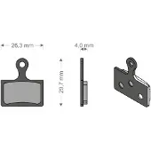 Brenta Ciclo Durace/xtr/mcx1shimano/rever/tek Gesinterde Remblokken