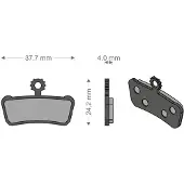 Brenta Ciclo Xo-elixir Trail/rsc/r/t Avid/sram Gesinterde Remblokken