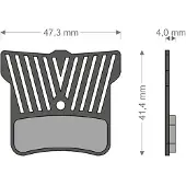 Brenta Ciclo Light Tech Xtr/quadien Shimano/trp/tektro Remblokken Schijfrem