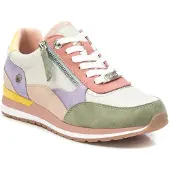 Refresh Dames Trainers 171503 multicolour (37), Plat, Veters, Ritssluiting, Casual, Veelkleurig 17150307-MULTICOLOR