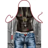 Benza Black Man - Sexy Grappig Leuk Kookschort Keukenschort