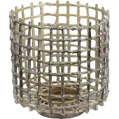 Countryfield Theelichth Grid S antiek zilver