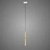 Estiluz Flow Hanglamp 41 cm | Satin Gold | White