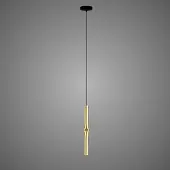 Estiluz Flow Hanglamp 41 cm | Satin Gold | Black
