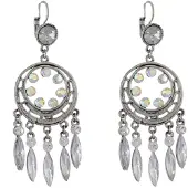 Behave - Oorbellen - Dreamcatcher oorhangers zilverkleur