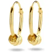 The Jewelry Collection Geelgouden Oorringen ringetjes 4023397