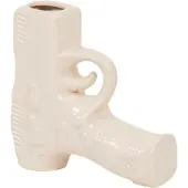 House Vitamin Vase gun ceramics white 12x5x12cm