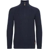 !Solid Trui 'Xenox' blauw / bruin