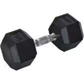 HOMdotCOM Zeskantige dumbbells set van 1 x 15kg