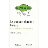 Eyrolles Le pouvoir d'achat baisse