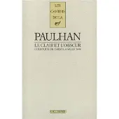 Gallimard Jean Paulhan : le clair et l'obscur - Collectif