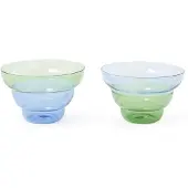 Pols Potten Snackschaaltje Mizu Kiri Dark Blue (Set van 2)