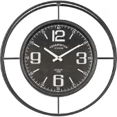 Countryfield Wandklok Newt zwart/zwart