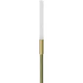 Lombardo Linfa 80 Grondpaal Green | Brass | 2700K IP66 Lichtbron Inbegrepen