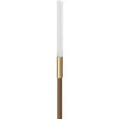 Lombardo Linfa 80 Grondpaal Brown | Brass | 2700K IP66 Lichtbron Inbegrepen