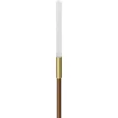 Lombardo Linfa 120 Grondpaal Brown | Brass | 2700K IP66 Lichtbron Inbegrepen