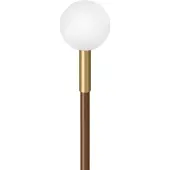 Lombardo Linfa O 80 Grondpaal Brown | Brass | 2700K IP66 Lichtbron Inbegrepen