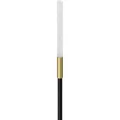 Lombardo Linfa 80 Grondpaal Black | Brass | 3000K IP66 Lichtbron Inbegrepen