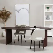 Giga Meubel Eettafel Feline Walnoot 240cm