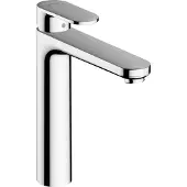 Hansgrohe Wastafelmengkraan Vernis Blend 190 Zinc Eengreeps Met Trekwaste Chroom