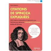Eyrolles Citations de Spinoza expliquées