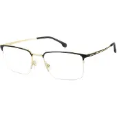 Carrera 8909 55/19/140 Matte zwart goud Metalen monturen MAN 8909
