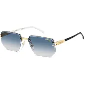 Carrera Zonnebril 1070/S 60/17/145 Zwart wit Metalen monturen MAN 1070/S