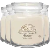 Yankee candle 4x Geurkaars Medium Jar Warm Cashmere 368 Gr