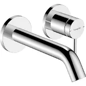 Hansgrohe Tecturis S - Inbouw Wastafelkraan - voor wandmontage - Ééngreeps bediening - 16,5 cm uitloop - Chroom