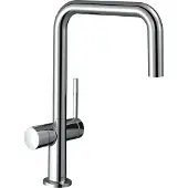 Hansgrohe Talis M54 ééngreeps keukenmengkraan U 220 met stopkraan voor vaatwasser, chroom