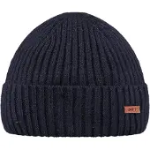 Barts gebreide muts donkerblauw Jongens/Meisjes Polyester Effen
