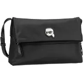 Karl Lagerfeld Schoudertas 'Ikonik 2.0' beige / zwart / wit