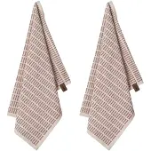 Humdakin Theedoek Notes of Hygge Neutral (Set van 2)
