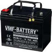 VMF DC36-12 AGM Deep Cycle accu (12V, 36 Ah. T7 terminal)