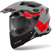 Airoh Commander 2 Reveal Rood Fluo Matt Adventure Helm Maat L
