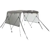 vidaXL Biminitop 3 bogen met mesh zijwanden 183x(170-182)x137 cm
