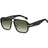 HUGO BOSS Zonnebril BOSS 1718/S 57/15/150 Grijze Acetaat monturen MAN BOSS 1718/S