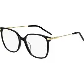 HUGO BOSS BOSS 1736/G 55/17/140 Zwart goud Acetaat monturen VROUW BOSS 1736/G