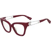 Moschino Bril - - MOS638 - Bordeau (Rood) - Acetaat - Dames 52/18/145