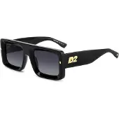 Dsquared2 D2 0141/S BLACK/GREY SHADED 53/23/145 Herrenbrillen Zonnebrillen